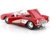 Cochesdemetal.es 1957 Chevrolet Corvette Convertible Rojo/Blanco 1:24 Welly 29393
