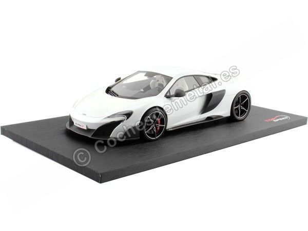 Cochesdemetal.es 2015 McLaren 675LT Silica White 1:18 Top Speed TS0006