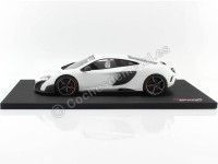 Cochesdemetal.es 2015 McLaren 675LT Silica White 1:18 Top Speed TS0006