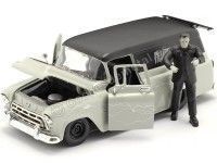 Cochesdemetal.es 1957 Chevy Suburban + Figura Frankenstein 1:24 Jada Toys 32191 253255032