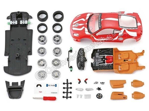 Cochesdemetal.es 2006 Ferrari F430 Fiorano Rojo "Metal Kit" 1:24 Maisto 39110