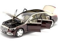 Cochesdemetal.es 2021 Mercedes-Benz Maybach S680 4Matic (Z223) Rojo Rubelita/Oro Kalahari 1:18 Dealer Edition B66961423