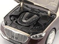 Cochesdemetal.es 2021 Mercedes-Benz Maybach S680 4Matic (Z223) Rojo Rubelita/Oro Kalahari 1:18 Dealer Edition B66961423