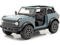 Cochesdemetal.es 2021 Ford Bronco Badlands Sin Puertas Azul 1:18 Maisto 31457