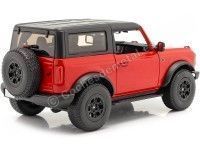 Cochesdemetal.es 2021 Ford Bronco Wildtrack Rojo/Negro 1:18 Maisto 31456