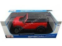 Cochesdemetal.es 2021 Ford Bronco Wildtrack Rojo/Negro 1:18 Maisto 31456