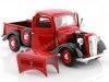 Cochesdemetal.es 1937 Ford Pickup Rojo/Negro 1:24 Motor Max 73233