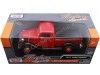 Cochesdemetal.es 1937 Ford Pickup Rojo/Negro 1:24 Motor Max 73233