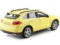 Cochesdemetal.es 2018 Porsche Cayenne Turbo Amarillo 1:24 Bburago 21056