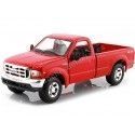 Cochesdemetal.es 1999 Ford Pickup F350 Super Duty Rojo 1:27 Maisto 31937