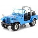 Cochesdemetal.es 2000 Jeep Wrangler Sahara Azul Metalizado 1:24 Bburago 22033