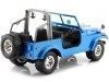 Cochesdemetal.es 2000 Jeep Wrangler Sahara Azul Metalizado 1:24 Bburago 22033