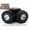 Cochesdemetal.es Set 4 Ruedas 48" Para Monster Truck "Firestone Kings of Crunch" 1:18 Greenlight 13546