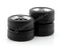 Cochesdemetal.es Set 4 Ruedas Porsche 911 (930) Turbo 1:18 KK-Scale KKDCACC010
