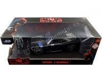 Cochesdemetal.es 2022 Batmobile Con Figura de Batman "The Batman" Negro 1:24 Jada Toys 32731/253215010