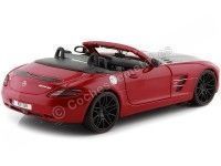 Cochesdemetal.es 2012 Mercedes-Benz SLS Roadster 6.3 AMG (C197) Custom Rojo/Carbono 1:24 Maisto Design 31370
