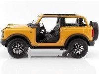 Cochesdemetal.es 2021 Ford Bronco Badlands Sin Puertas Amarillo 1:18 Maisto 31457