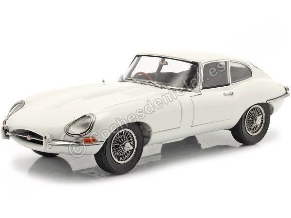 Cochesdemetal.es 1961 Jaguar E-Type Coupe Blanco 1:18 Kyosho 08954