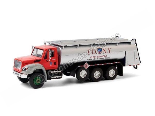 Cochesdemetal.es 2018 Camión International WorkStar Con Cisterna "Super Duty Trucks Series 11" 1:64 Greenlight 45110A