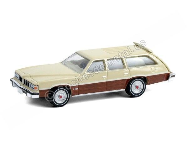 Cochesdemetal.es 1976 Pontiac Grand LeMans Safari "Estate Wagons Series 6" 1:64 Greenlight 36010D