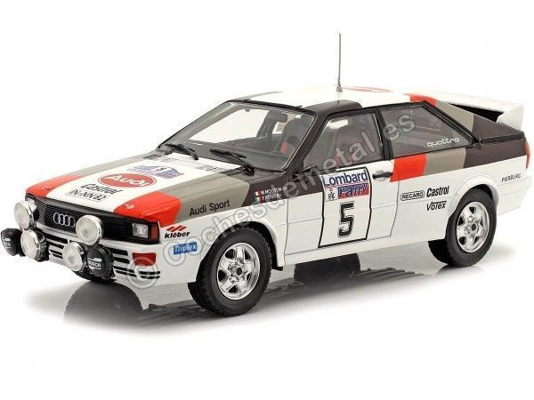 Cochesdemetal.es 1982 Audi Quattro A1 Nº5 Mouton/Pons Lombard RAC Rallye 1:24 IXO Models 24RAL010B
