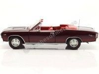 Cochesdemetal.es 1967 Chevrolet Chevelle SS Convertible Granate 1:18 Auto World AMM1244