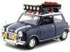 Cochesdemetal.es 1961 Morris Mini Cooper con Baca Azul 1:18 Motor Max 79741