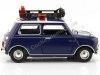 Cochesdemetal.es 1961 Morris Mini Cooper con Baca Azul 1:18 Motor Max 79741