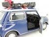 Cochesdemetal.es 1961 Morris Mini Cooper con Baca Azul 1:18 Motor Max 79741