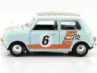 Cochesdemetal.es 1961 Morris Mini Cooper Nº6 Gulf Rally 1:18 Motor Max 79743