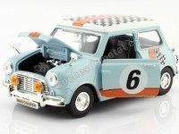 Cochesdemetal.es 1961 Morris Mini Cooper Nº6 Gulf Rally 1:18 Motor Max 79743