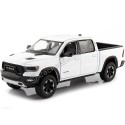 Cochesdemetal.es 2019 Dodge Ram 1500 Crew Cab Rebel Blanco 1:24 Motor Max 79358