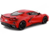 Cochesdemetal.es 2020 Chevrolet Corvette Stingray C8 Rojo 1:24 Motor Max 79360