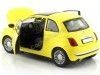 Cochesdemetal.es 2009 Fiat 500 Amarillo 1:24 Motor Max 73373