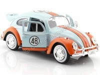 Cochesdemetal.es 1966 Volkswagen Beetle Nº48 Gulf 1:24 Motor Max 79655