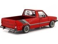 Cochesdemetal.es 1982 Volkswagen VW Caddy MK1 Custom PickUp Rojo Caramelo 1:18 Solido S1803508