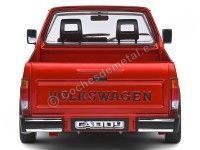 Cochesdemetal.es 1982 Volkswagen VW Caddy MK1 Custom PickUp Rojo Caramelo 1:18 Solido S1803508