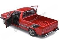 Cochesdemetal.es 1982 Volkswagen VW Caddy MK1 Custom PickUp Rojo Caramelo 1:18 Solido S1803508