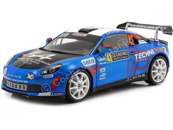 Cochesdemetal.es 2021 Alpine A110 Rally RGT Nº43 Ganador R-GT Rallye Monte Carlo 1:18 Solido S1801614