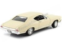 Cochesdemetal.es 1968 Chevrolet Chevelle SS 396 Beige 1:24 Welly 29397