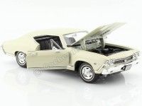 Cochesdemetal.es 1968 Chevrolet Chevelle SS 396 Beige 1:24 Welly 29397