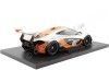 Cochesdemetal.es 2013 McLaren P1 GTR Plateado/Naranja 1:18 True Scale TSM181006R