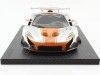 Cochesdemetal.es 2013 McLaren P1 GTR Plateado/Naranja 1:18 True Scale TSM181006R