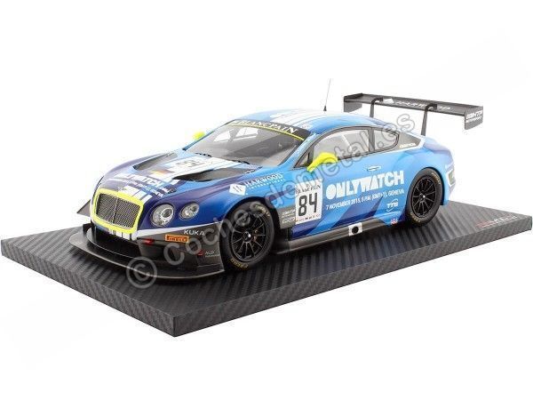 Cochesdemetal.es 2015 Bentley Continental GT3 Blancpain GT Series Moscow 1:18 True Scale TSM181013R