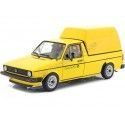 Cochesdemetal.es 1982 Volkswagen VW Caddy MK1 PickUp "Deutsche Post" Amarillo 1:18 Solido S1803505