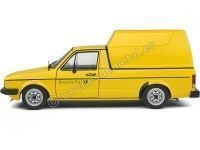 Cochesdemetal.es 1982 Volkswagen VW Caddy MK1 PickUp "Deutsche Post" Amarillo 1:18 Solido S1803505