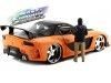 Cochesdemetal.es 2006 Mazda RX-7 "Fast & Furious + Figura Han" Naranja/Negro 1:24 Jada Toys 33174 253205002