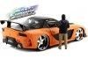 Cochesdemetal.es 2006 Mazda RX-7 "Fast & Furious + Figura Han" Naranja/Negro 1:24 Jada Toys 33174/253205002