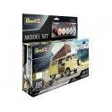 Cochesdemetal.es 1973 Volkswagen Type 2 Camper "Plastic Model Kit" 1:24 Revell 67676