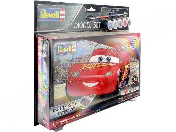 Cochesdemetal.es 2017 Lightning McQueen Nº95 Película Cars Rayo McQueen Disney "Plastic Model Kit" 1:24 Revell 67813